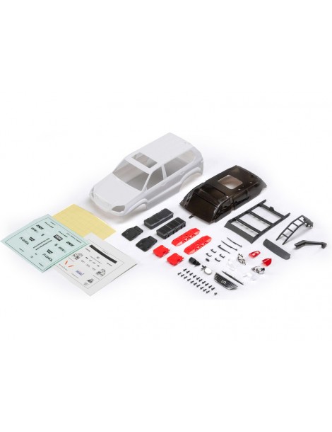 Axial Body, White: SCX24 Lexus GX 470