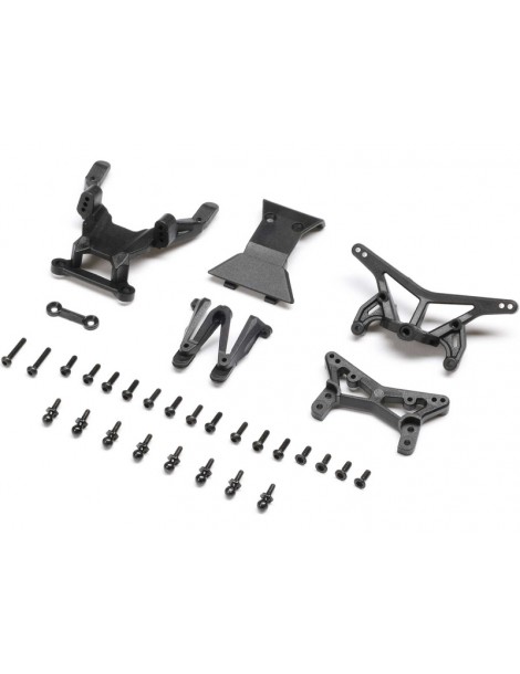 Losi Front & Rear Towers, Bumper: Micro-B