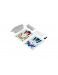 Losi Body & Wing, Clear: Micro-B