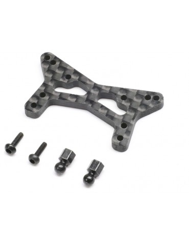 Losi Carbon Front Shock Tower: Micro-B