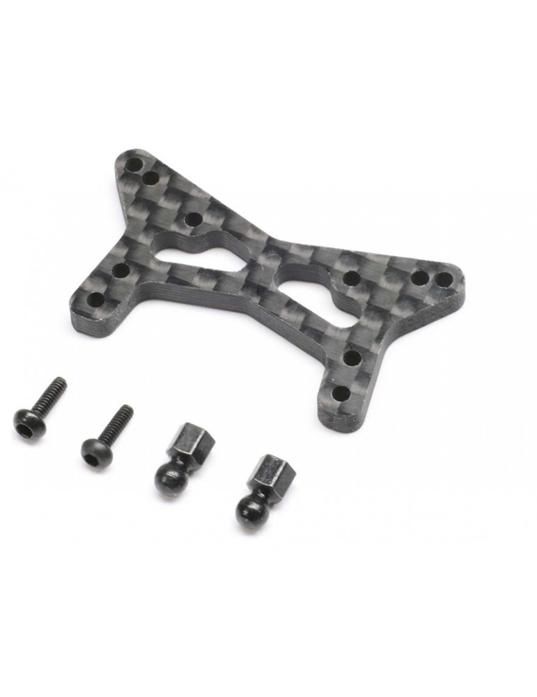 Losi Carbon Front Shock Tower: Micro-B