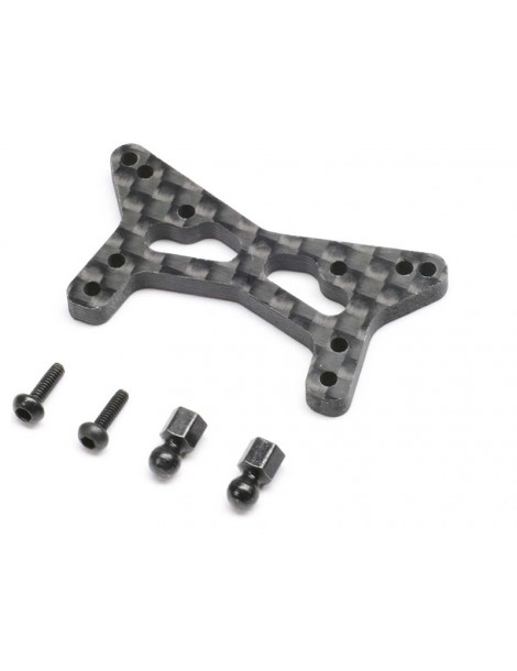 Losi Carbon Front Shock Tower: Micro-B