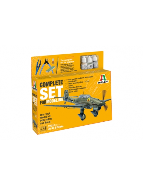 Junker Ju-87B Stuka - Pilnas rinkinys modeliavimui - Starter kit