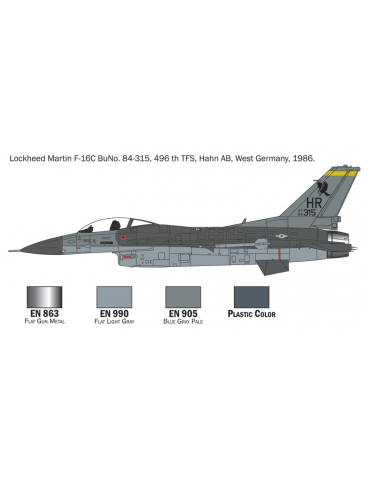 F-16 C/D Night Falcon - Pilnas rinkinys modeliavimui - Pradedančiųjų rinkinys