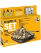 Italeri - Pilnas rinkinys modeliavimui - King Tiger - 1:72 - 72005