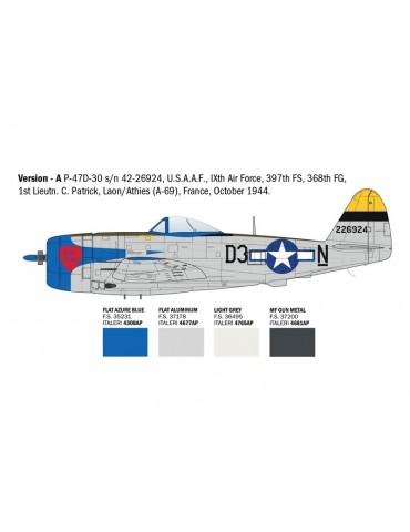 Italeri P-47D Thunderbolt (E.T.O.) (1:48)