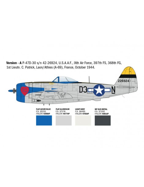 Italeri P-47D Thunderbolt (E.T.O.) (1:48)