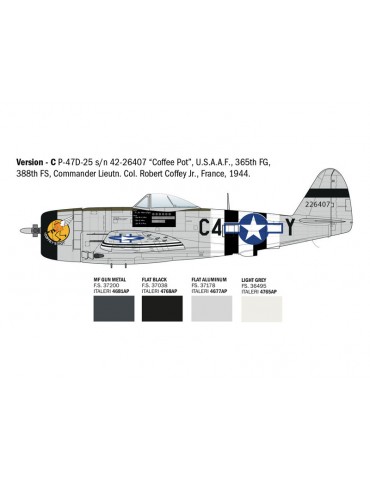 Italeri P-47D Thunderbolt (E.T.O.) (1:48)