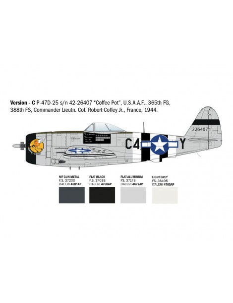 Italeri P-47D Thunderbolt (E.T.O.) (1:48)