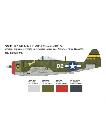 Italeri P-47D Thunderbolt (E.T.O.) (1:48)
