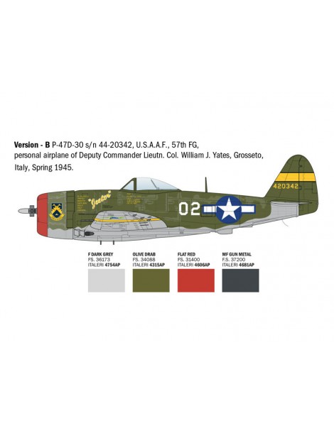 Italeri P-47D Thunderbolt (E.T.O.) (1:48)