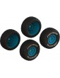 Arrma dBoots Fortress Glued Tire Set, Blue (2 Pairs): Grom