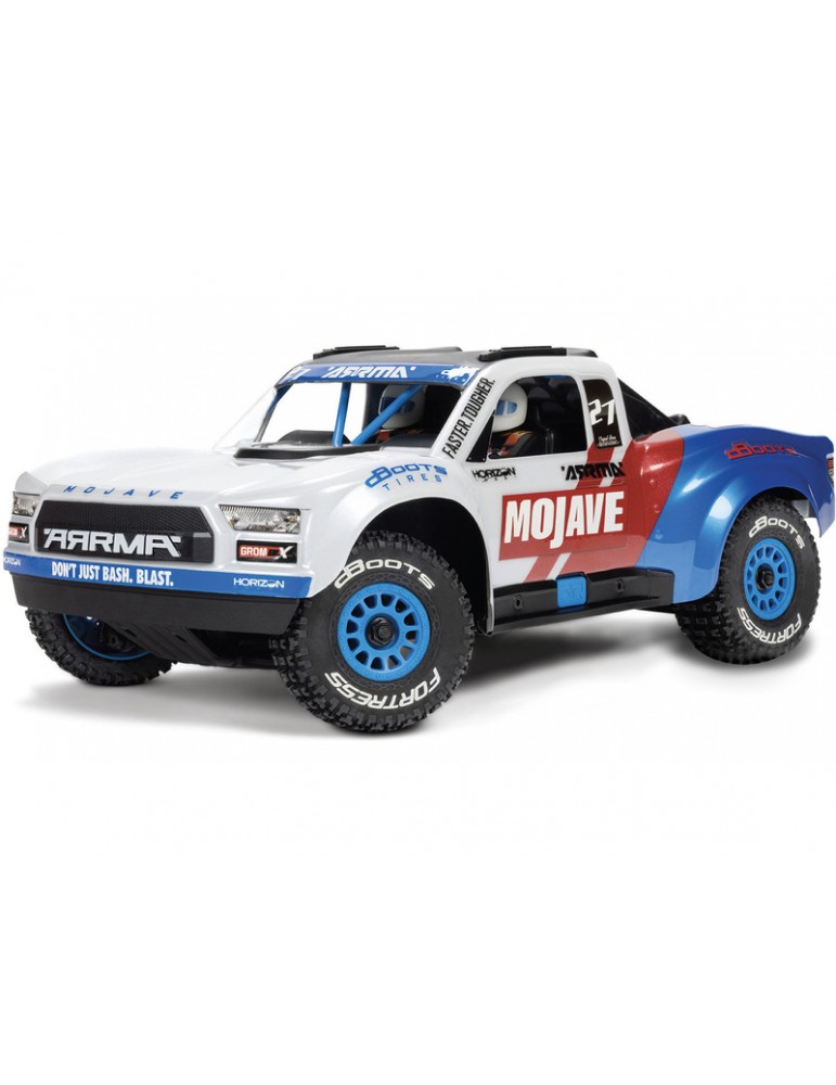 RC modelis Arrma 1/18 Mojave Grom 223S BLX 4WD Balta – CyborgShop