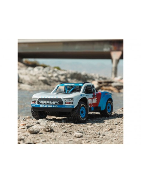 RC modelis Arrma 1/18 Mojave Grom 223S BLX 4WD Balta – CyborgShop