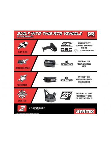 Arrma 1/10 Fury 223S BLX 2WD RTR DSC Green