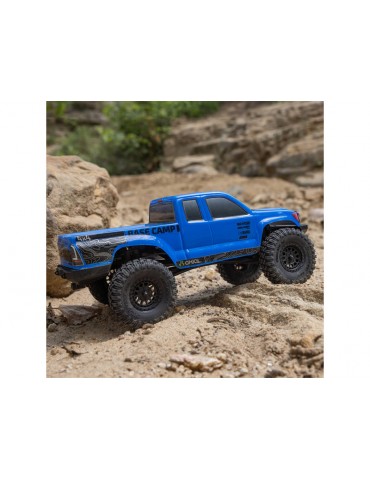 Axial 1/24 SCX24 Base Camp 4WD Rock Crawler Brushed RTR with Battery & Charger, Blue