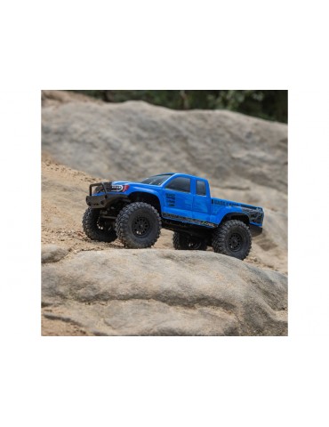 Axial 1/24 SCX24 Base Camp 4WD Rock Crawler Brushed RTR with Battery & Charger, Blue