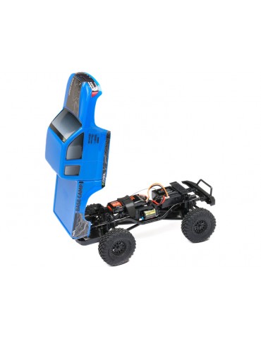 Axial 1/24 SCX24 Base Camp 4WD Rock Crawler Brushed RTR with Battery & Charger, Blue