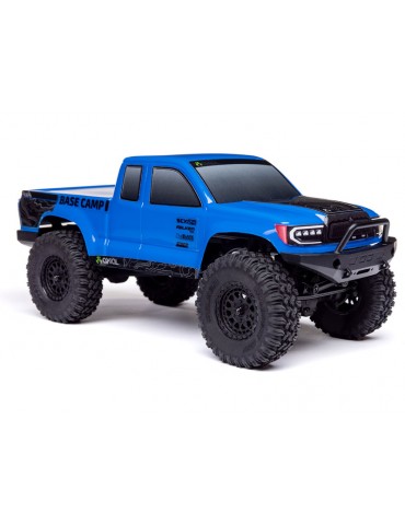 Axial 1/24 SCX24 Base Camp 4WD Rock Crawler Brushed RTR with Battery & Charger, Blue