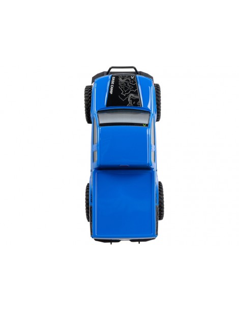 Axial 1/24 SCX24 Base Camp 4WD Rock Crawler Brushed RTR with Battery & Charger, Blue
