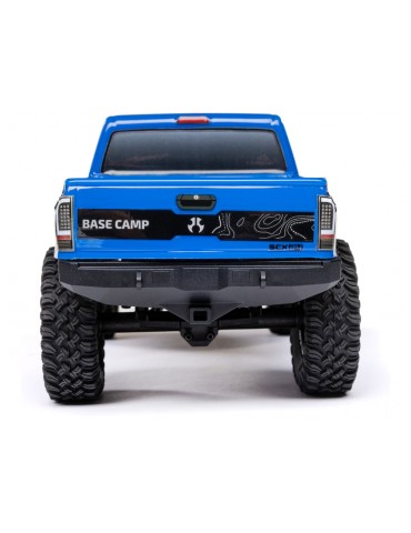 Axial 1/24 SCX24 Base Camp 4WD Rock Crawler Brushed RTR with Battery & Charger, Blue