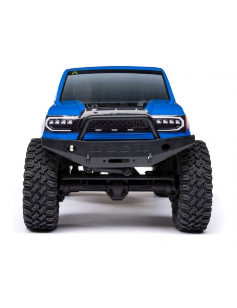Axial 1/24 SCX24 Base Camp 4WD Rock Crawler Brushed RTR with Battery & Charger, Blue