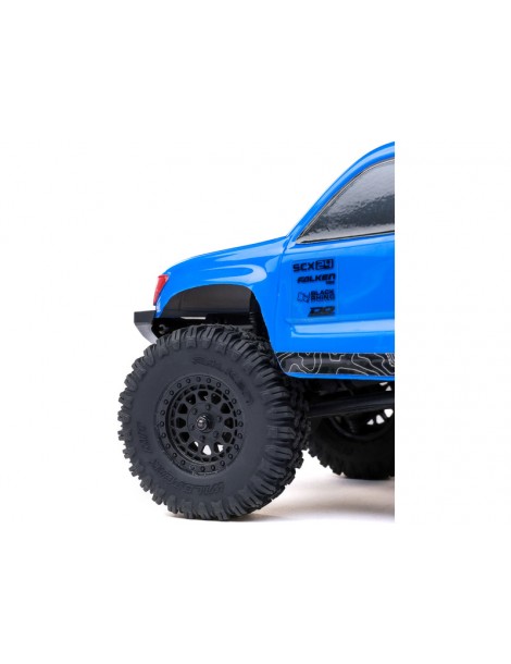 Axial 1/24 SCX24 Base Camp 4WD Rock Crawler Brushed RTR with Battery & Charger, Blue