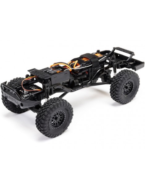 Axial 1/24 SCX24 Base Camp 4WD Rock Crawler Brushed RTR with Battery & Charger, Blue