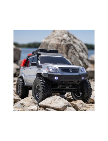 RC modelis Axial 1/24 SCX24 Lexus GX 470 4WD RTR Sidabrinė