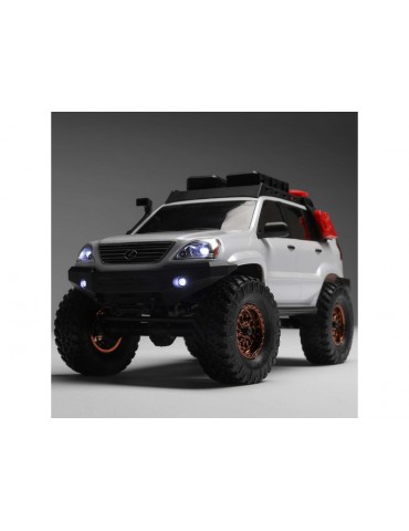 RC modelis Axial 1/24 SCX24 Lexus GX 470 4WD RTR Sidabrinė