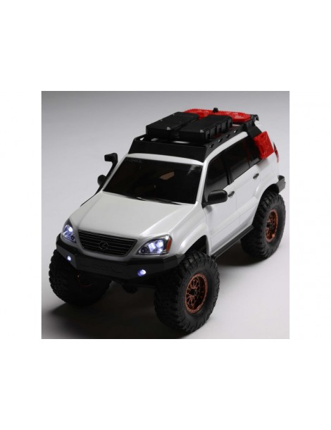 RC modelis Axial 1/24 SCX24 Lexus GX 470 4WD RTR Sidabrinė
