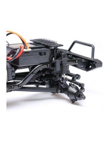 „Axial 1/24 SCX24 Base Camp 4WD Rock Crawler Brushed RTR“ su akumuliatoriumi ir įkrovikliu, baltas