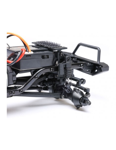 „Axial 1/24 SCX24 Base Camp 4WD Rock Crawler Brushed RTR“ su akumuliatoriumi ir įkrovikliu, baltas