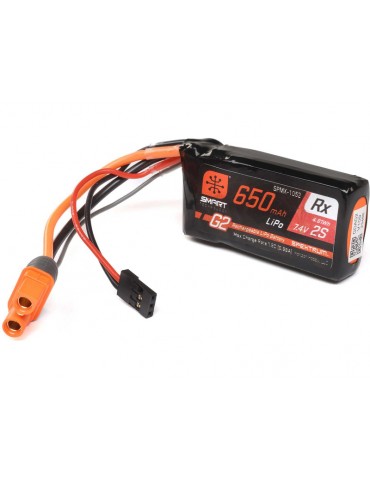 Spektrum Smart G2 Receiver LiPo 650mAh 2S 15C IC3