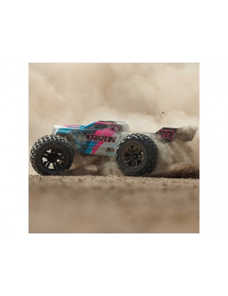 Arrma 1/8 KRATON 6S V6 4X4 BLX Brushless Speed Monster Truck RTR, Blue/Orange