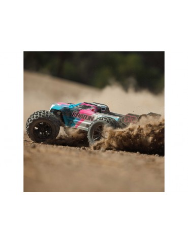 Arrma 1/8 KRATON 6S V6 4X4 BLX Brushless Speed Monster Truck RTR, Blue/Orange