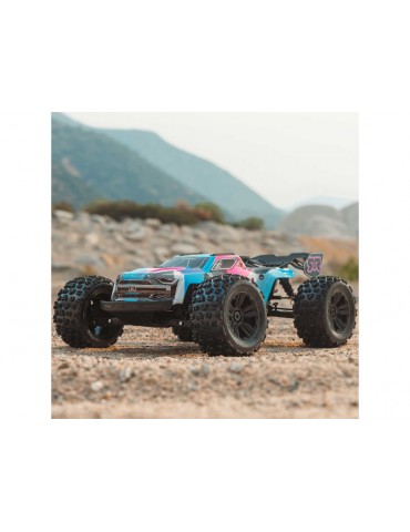 Arrma 1/8 KRATON 6S V6 4X4 BLX Brushless Speed Monster Truck RTR, Blue/Orange