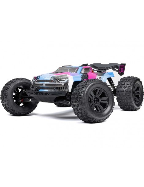 Arrma 1/8 KRATON 6S V6 4X4 BLX Brushless Speed Monster Truck RTR, Blue/Orange