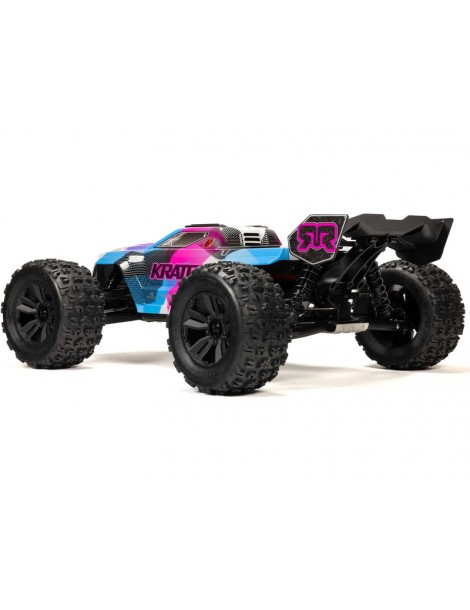 Arrma 1/8 KRATON 6S V6 4X4 BLX Brushless Speed Monster Truck RTR, Blue/Orange