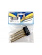 H-Speed šešiabriaunis antgalių rinkinys (1,5, 2,0, 2,5, 3,0 mm)