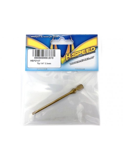 H-Speed šešiabriaunis antgalis 2,5 mm