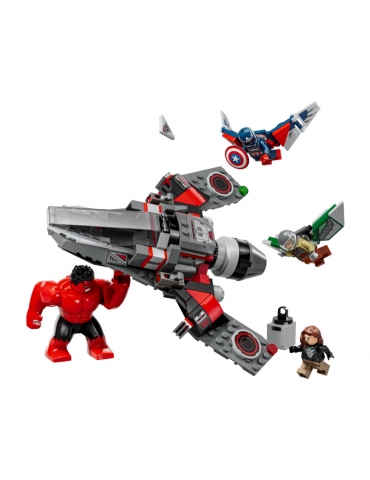 LEGO Marvel - Kapitono Amerikos ir Raudonojo Hulko mūšis