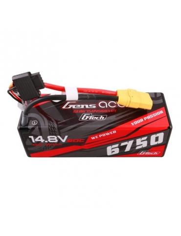 Gens ace G-Tech 6750mAh 14.8V 60C 4S1P XT90 akumuliatorius