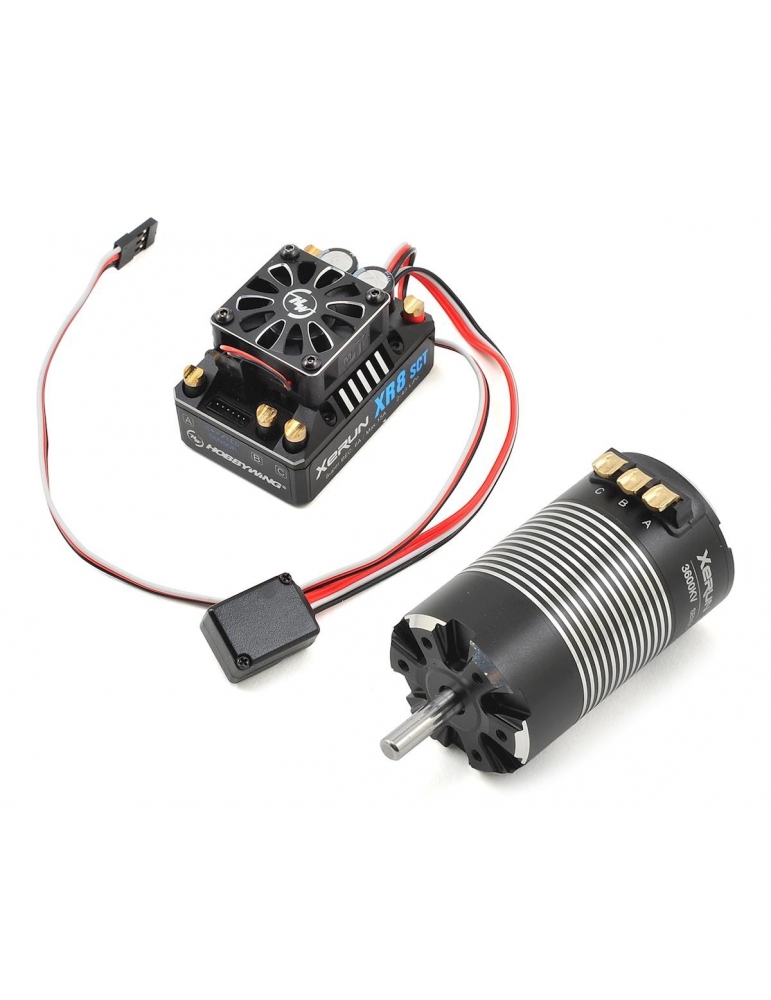 COMBO XR8 SCT + XERUN 3660 SD 3600Kv - G2 - black - incl. 23T/48DP Pinion