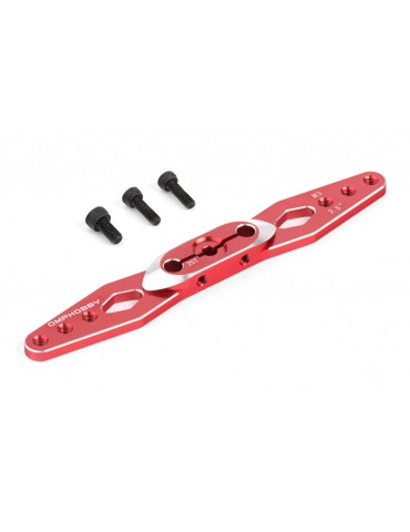 Servo arm Double 89mm (3,5") 25teeth M3 - red