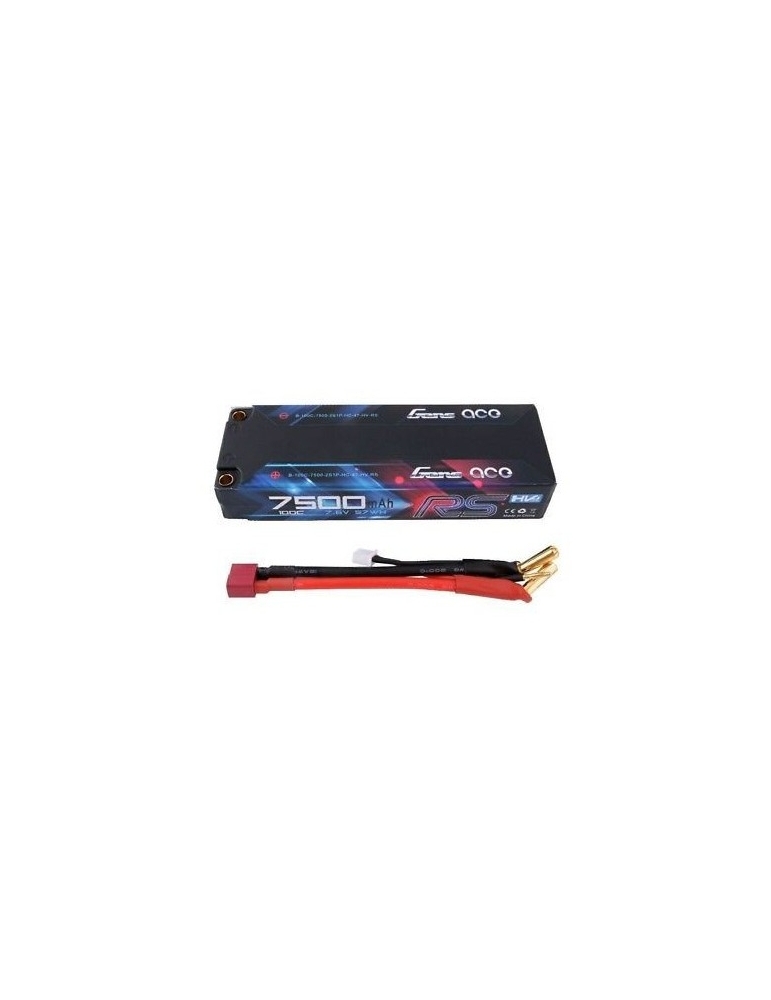 Akumulatorius Gens ace 7500mAh 7.6V High Voltage100C 2S1P Akumulatorius Gens ace 7500mAh 7.6V High Voltage100C 2S1P