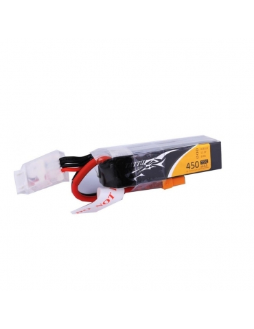 Akumuliatorius Tattu 450mAh 11.1V 75C 3S1P Lipo