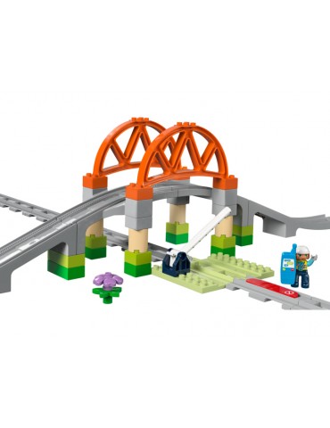 LEGO DUPLO - Traukinio tilto ir bėgių praplėtimo rinkinys