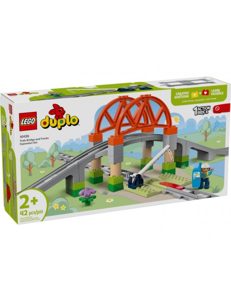LEGO DUPLO - Train Bridge and Tracks Expansion Set