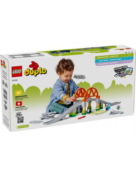 LEGO DUPLO - Train Bridge and Tracks Expansion Set